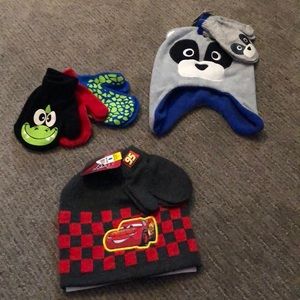 Winter hats and gloves